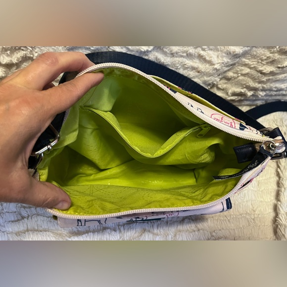 Lily Bloom, super cute, white French bulldog  (dog) satchel handbag. - Picture 7 of 10